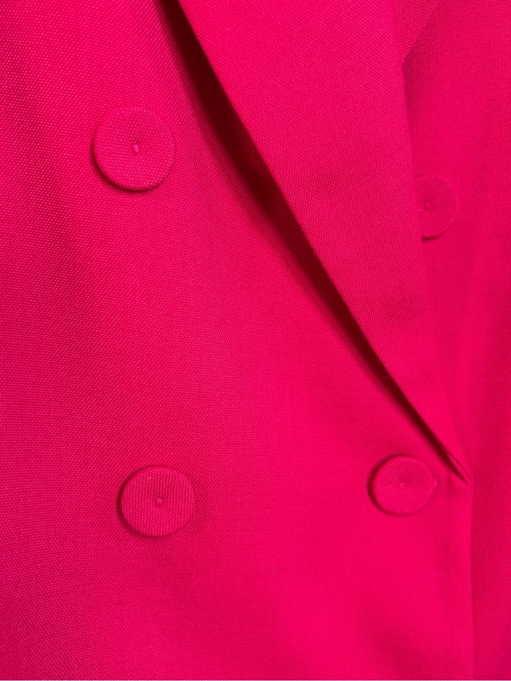 H&M Double-Breasted Bright Raspberry Blazer - Picture 4 of 9